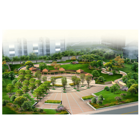 نقشه اتوکد پارک، نمونه خارجی