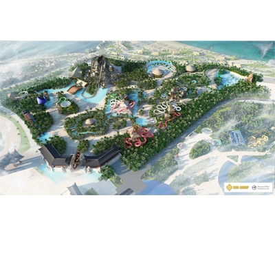 نقشه اتوکد پارک ساحلی، نمونه خارجی