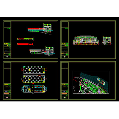 طراحی رستوران روی آب، نقشه و 3D