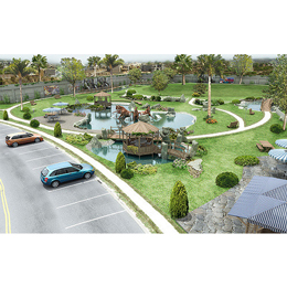 سایت پلان طراحی پارک با فرمت Dwg (اتوکد) و قابل ویرایش، نمونه خارجی