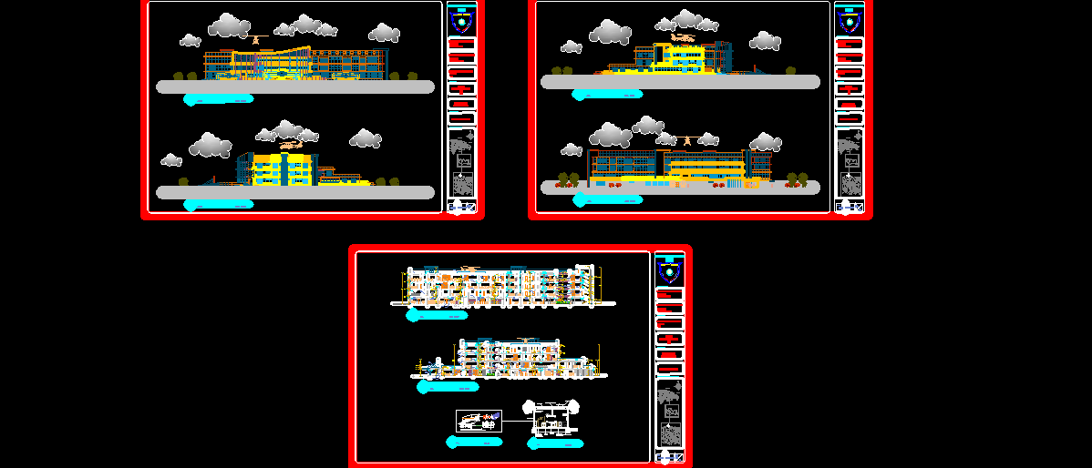 نقشه های معماری بیمارستان