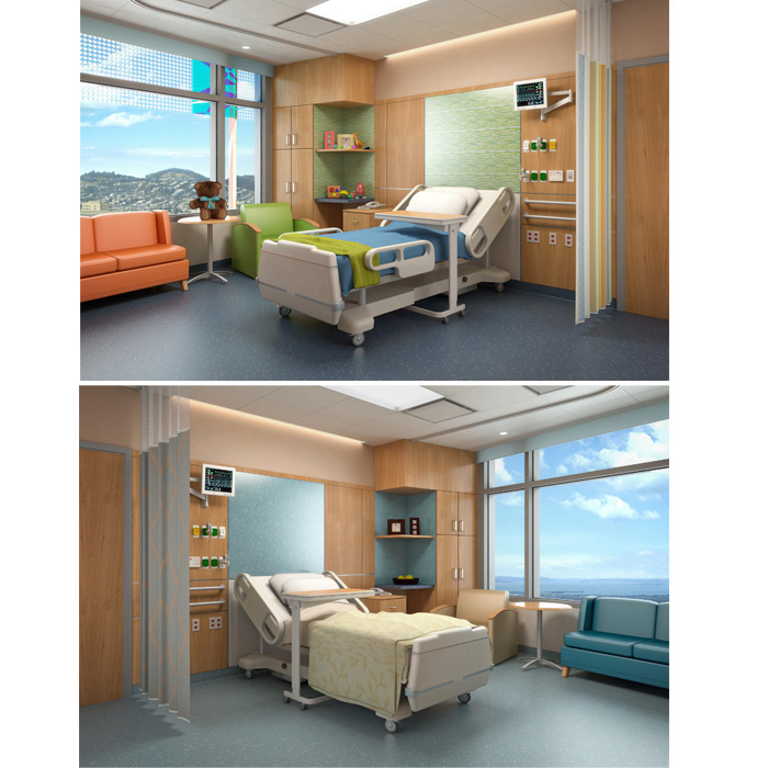 بیمارستان 128 تختخوابه (طرح 4 دانشجویان معماری)